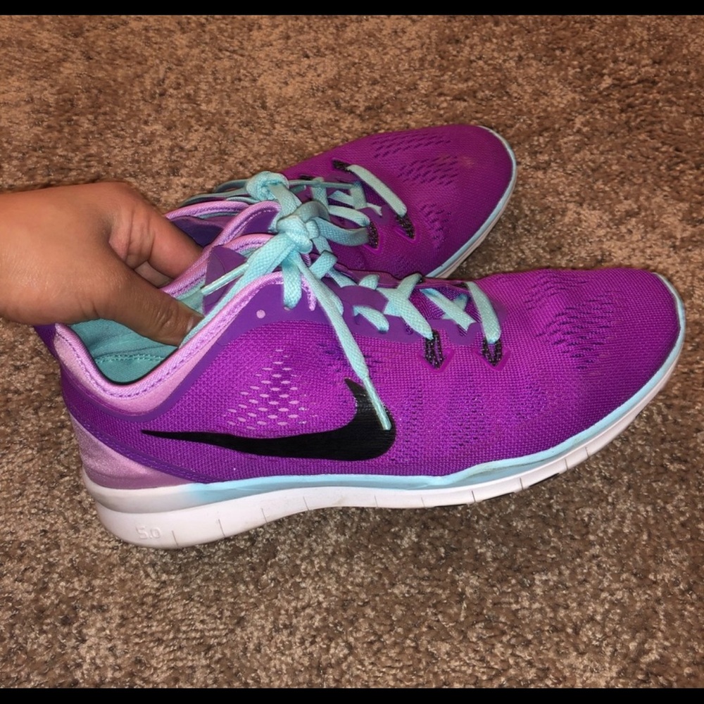 Gently Used Purple Nike Runners